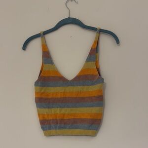 RVCA Multicolor Striped Tank Top